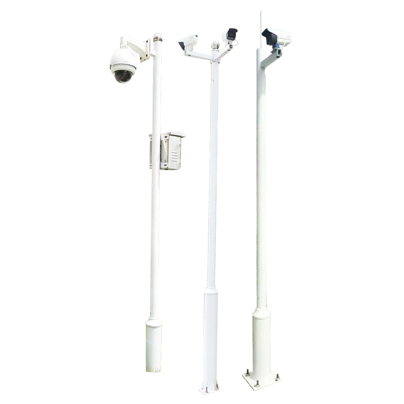 도로 안전 지원 교통 거리 CCTV 모니터 기둥